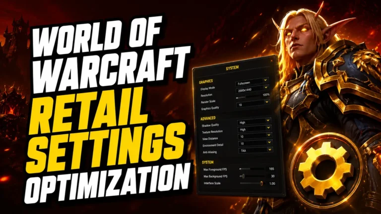 World of Warcraft Settings Optimization