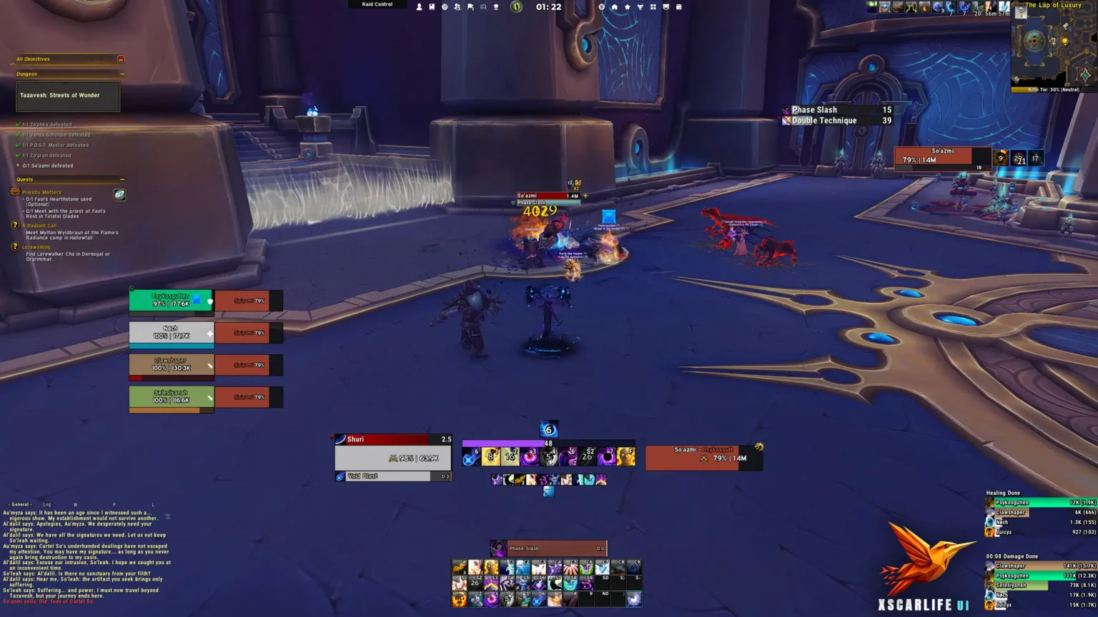 xScarlifeUI ElvUI profile on a Priest