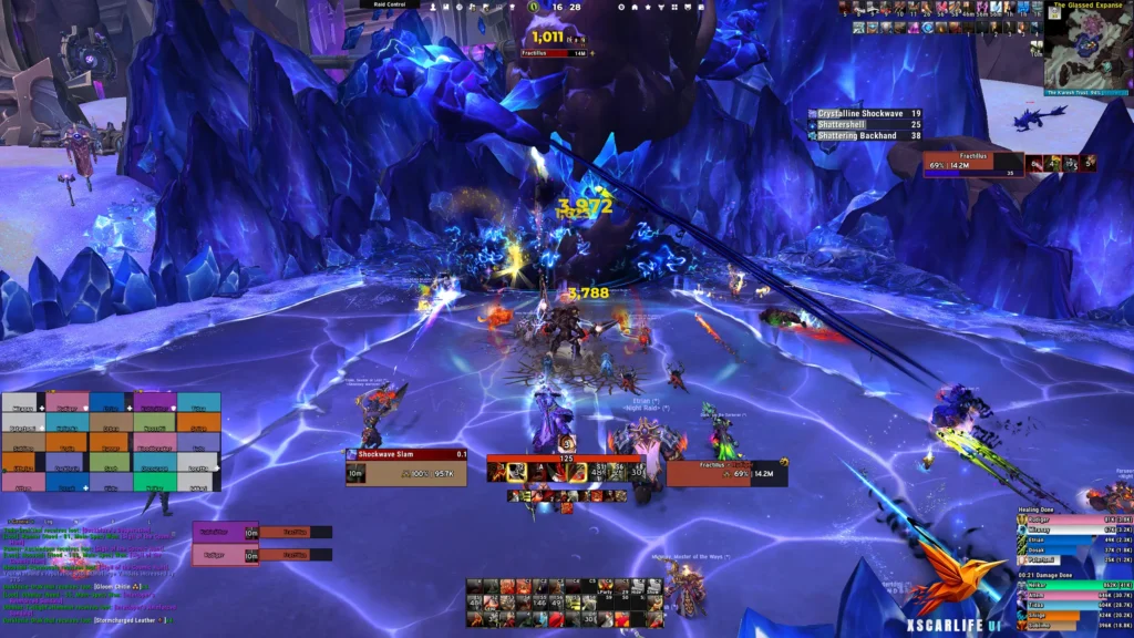 xScarlifeUI ElvUI profile in World of Warcraft on a Warrior