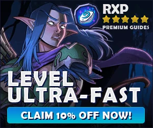 RestedXP WoW Forever leveling guides promotion with 10% off