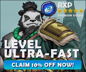 RestedXP Mists of Pandaria leveling guides promotion with 10% off